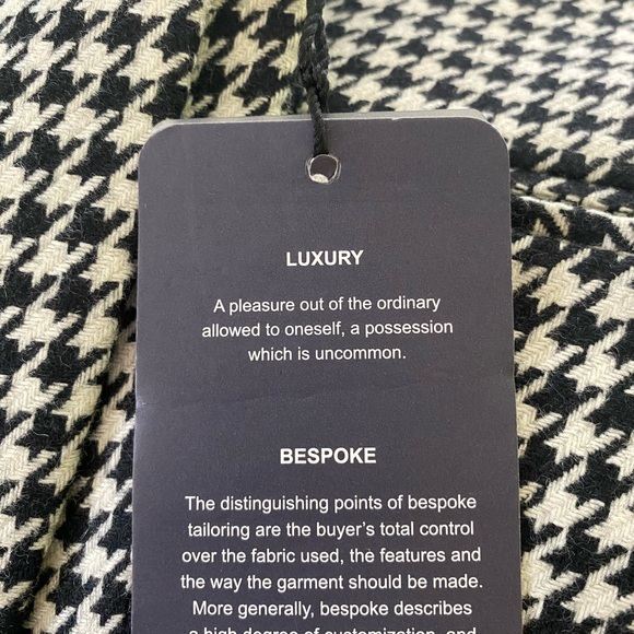 Houndstooth blazer tweed wool 80% - Picture 5 of 7